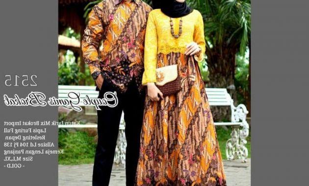 Model Model Gamis Batik Untuk Pesta Pernikahan Irdz Model Baju Batik Pesta Pernikahan 2019