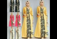 Model Model Gamis Batik Untuk Pesta Pernikahan O2d5 18 Koleksi Model Gamis Batik 2019 Yang Lagi Trend