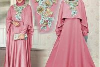 Model Model Gamis Batik Untuk Pesta Pernikahan O2d5 Model Baju Gamis Pesta Pernikahan 2017 Mawar Pink Jual