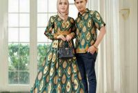 Model Model Gamis Batik Untuk Pesta Pernikahan Qwdq â 60 Baju Gamis Batik Cantik Desain Kombinasi Modern Trend