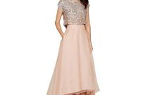 Model Vintage Bridesmaid Dress Hijab 0gdr Dingdingmail Sparkly Two Pieces Sequins top Vintage Tea Length Short Prom Dresses High Low Bridesmaid Dresses with Pockets