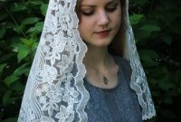 Model Vintage Bridesmaid Dress Hijab 4pde Evintage Veils Our Lady Of Guadalupe Lovely White Floral