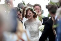 Model Vintage Bridesmaid Dress Hijab 8ydm Rose Leslie Wears Vintage Style Elie Saab Dress for Wedding