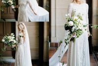 Model Vintage Bridesmaid Dress Hijab D0dg Discount 2019 Beach Bohemian Wedding Dresses Vintage French Lace Long Sleeve Boho A Line Open Back Country Bridal Gowns Vestido De Noiva Bc0590