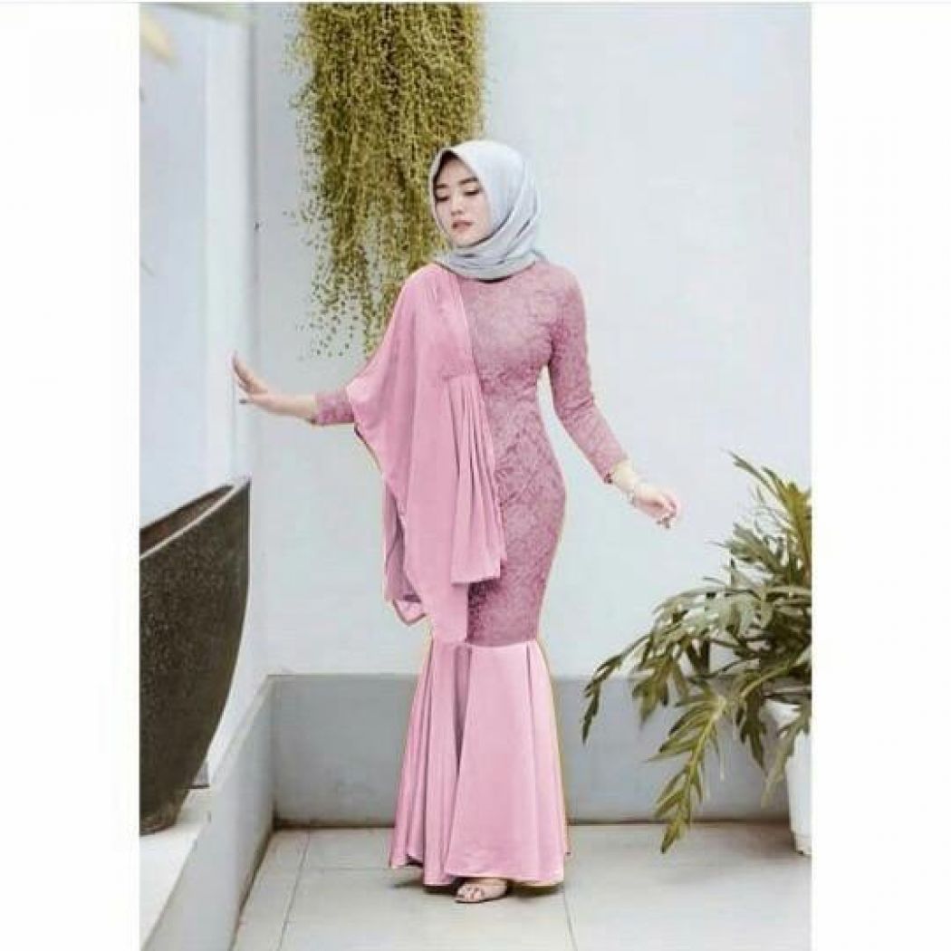  Model  Baju  Gamis Duyung  Brokat  Ragam Muslim