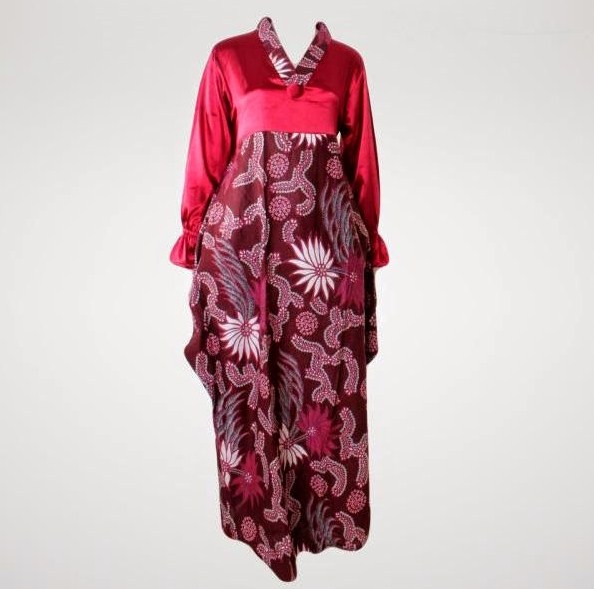 Model Baju Gamis Batik Kombinasi Untuk Orang Gemuk  Ragam 