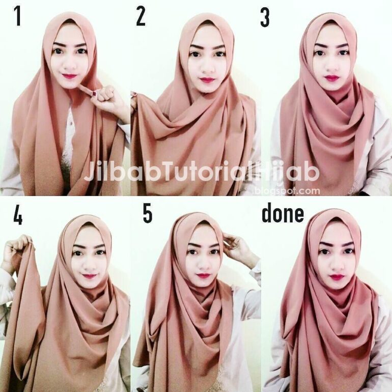 Tutorial Hijab Segi Empat Terbaru Untuk Lebaran – Ragam Muslim