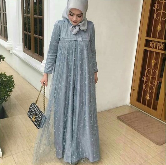Model Gamis Untuk Pesta Pernikahan Ragam Muslim