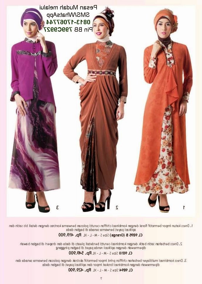 Bentuk Baju Lebaran Anak Perempuan Terbaru 2019 T8dj Baju Muslim Anak Perempuan 2014