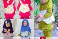 Bentuk Baju Lebaran Anak Perempuan Umur 3 Tahun 4pde Jual Baju Anak Anak Muslim