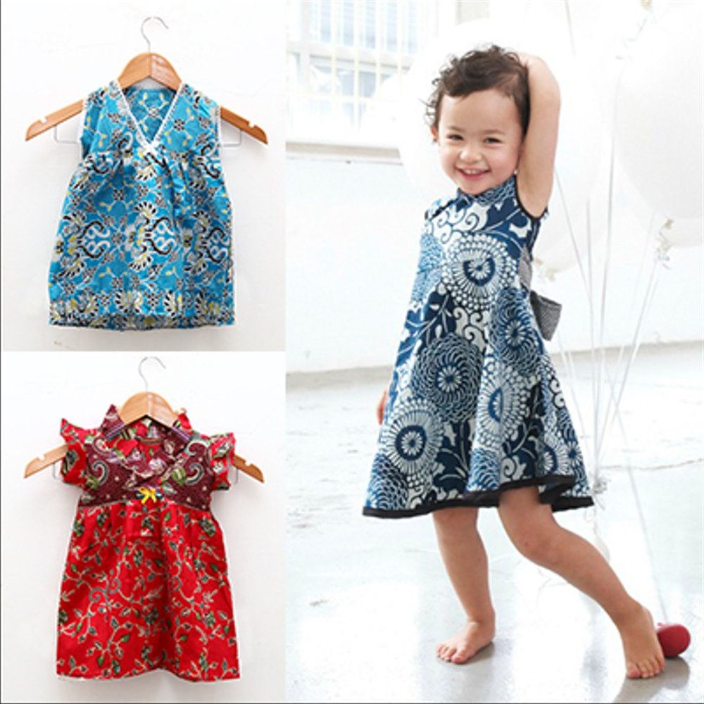 Bentuk Baju Lebaran Anak Perempuan Umur 3 Tahun Fmdf Jual Dress Batik Anak Kecil Baju Terusan Umur 1 3 Tahun Di