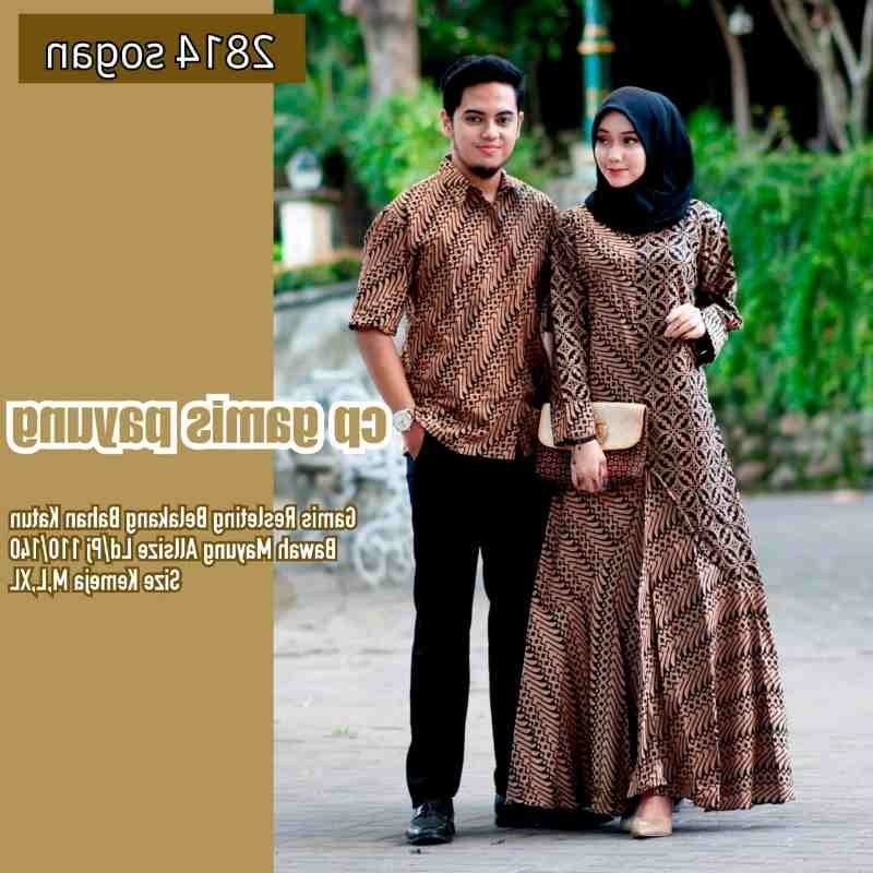 Bentuk Baju Lebaran Jumbo Bqdd Baju Couple Batik Lebaran Jumbo Baju Muslim Modern Indonesia