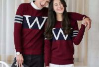 Bentuk Baju Lebaran Kapel Ftd8 Kaos Couple Lengan Panjang Baju Couple Kaos Kapel Baju