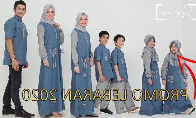 Bentuk Baju Lebaran Keluarga 2020 87dx Trend Model Busana Baju Gamis Terbaru Lebaran Sarimbit