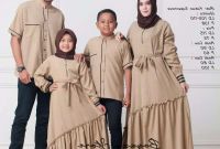 Bentuk Baju Lebaran Keluarga 2020 Irdz Couple Keluarga Faaiza ori by Boyazy Katalog Bajugamismu