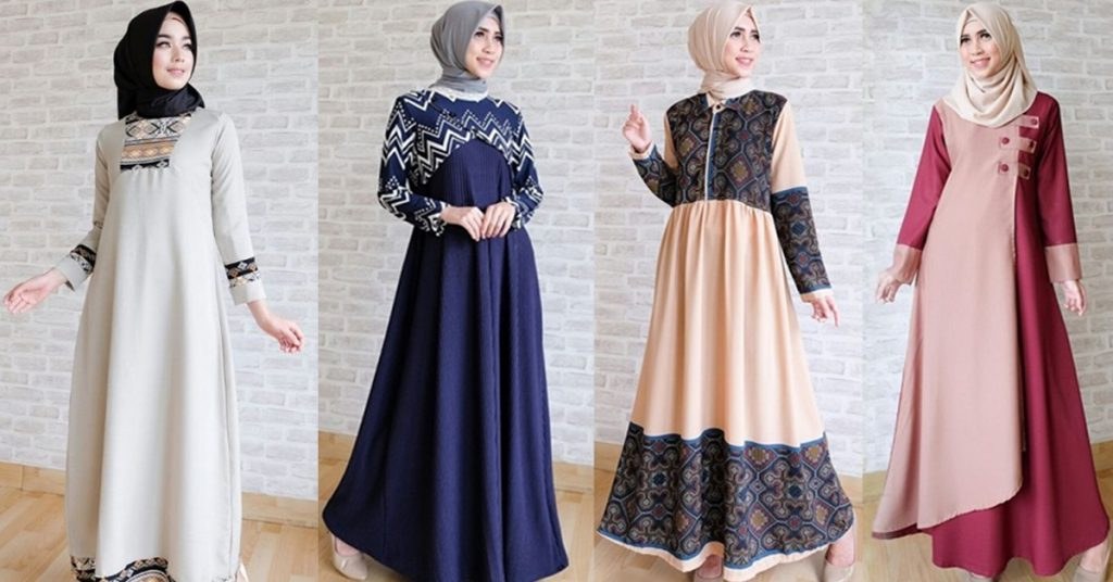 Bentuk Baju Lebaran Keluarga Terbaru S1du Model Baju Muslim Abaya Terbaru 2018 Untuk Acara Keluarga