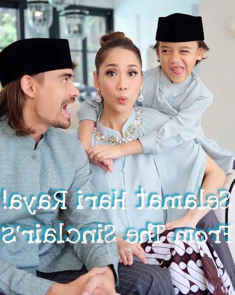 Bentuk Baju Lebaran Keluarga Warna Putih Jxdu 15 Baju Lebaran Keluarga Artis Terkenal Di Indonesia
