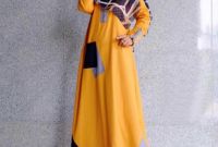 Bentuk Baju Lebaran Remaja Kekinian Tldn Model Baju Gamis 2019 Remaja Modern Yura Gamisalya