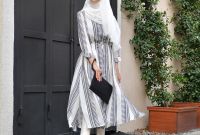 Bentuk Baju Lebaran Simpel Elegan Ftd8 45 Tren Populer Model Baju Muslim Terbaru 2019 Simple