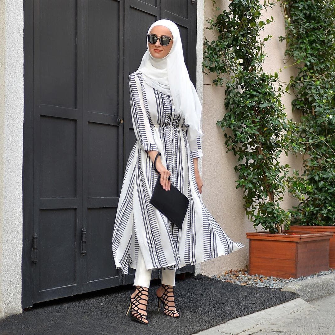 Bentuk Baju Lebaran Simpel Elegan Ftd8 45 Tren Populer Model Baju Muslim Terbaru 2019 Simple
