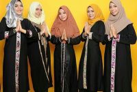 Bentuk Desain Baju Lebaran 2018 S1du 20 Trend Model Baju Muslim Lebaran 2018 Casual Simple Dan
