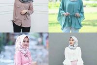 Bentuk Desain Baju Lebaran 2018 Tldn 18 Model Baju Muslim Modern 2018 Desain Casual Simple &amp; Modis