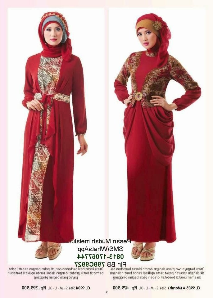 Bentuk Fashion Baju Lebaran Xtd6 Gamis Modern Terbaru 2014 Cantik Berbaju Muslim