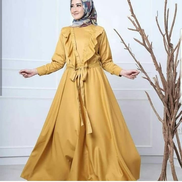 Bentuk Fashion Muslimah Terbaru 2020 Tqd3 39 Desain Model Long Dress Muslim 2020 Terbaru – Model