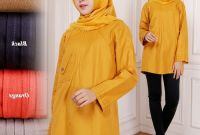 Bentuk Model Baju Lebaran 2018 atasan Y7du 17 Model Baju atasan Gamis Lebaran Modis Dan Cantik