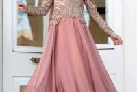 Bentuk Model Baju Lebaran Brokat T8dj Jual Abaya Gamis Maxi Dress Gaun Pesta Muslim Brokat Satin