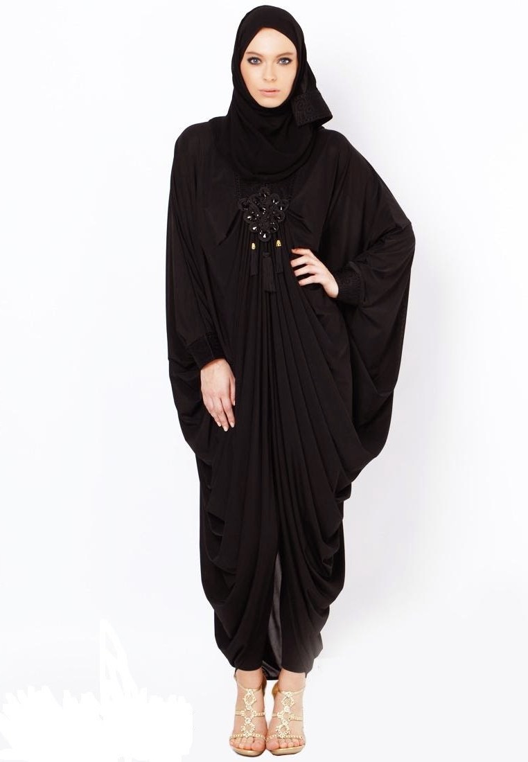 Bentuk Model Baju Lebaran Untuk orang Gemuk E9dx Koleksi Busana Muslim Kaftan Abaya Untuk Wanita Gemuk