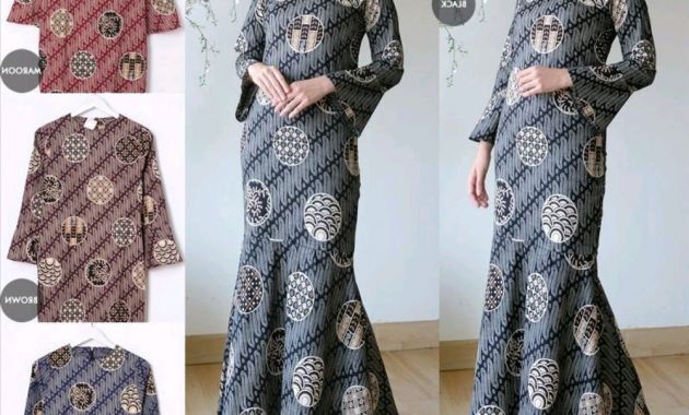 Bentuk Model Baju Lebaran Wanita Terbaru Gdd0 Jual Baju Gamis Wanita Maidia Batik Dress Muslim Gamis