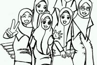 Bentuk Muslimah Bercadar Hitam 0gdr top Gambar Kartun Muslimah Bersahabat
