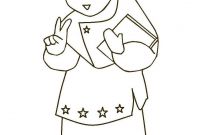 Bentuk Muslimah Bercadar Hitam Whdr Gambar Kartun Wanita Muslimah Hitam Putih