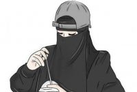 Bentuk Muslimah Bercadar Hitam Y7du 30 Gambar Kartun Muslimah Bercadar Syari Cantik Lucu
