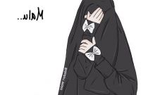 Bentuk Muslimah Bercadar Hitam Zwdg 50 Gambar Kartun Muslimah Bercadar Cantik Berkacamata