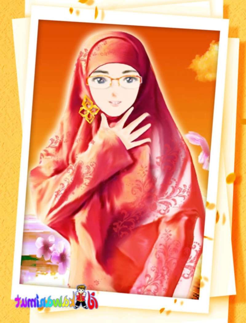 Bentuk Muslimah Kartun Cantik Berhijab Dwdk Kartun Muslimah Kacamata