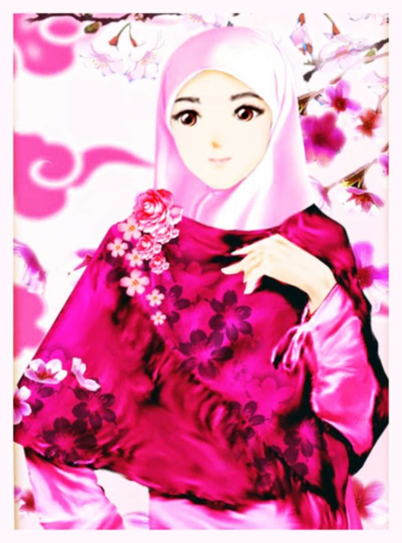 Bentuk Muslimah Kartun Cantik Berhijab Thdr 17 Gambar Kartun Muslimah Cantik Berhijab Anak Cemerlang
