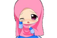 Bentuk Muslimah Kartun Menangis Bqdd Kartun Muslimah Chibi