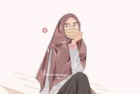 Bentuk Muslimah Kartun Menangis T8dj 1000 Gambar Kartun Muslimah Cantik Bercadar Kacamata El
