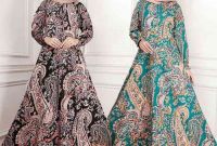 Bentuk Trend Baju Lebaran Anak 2018 H9d9 Trend Gamis Lebaran 2018 Batik Keong Emma Model Baju