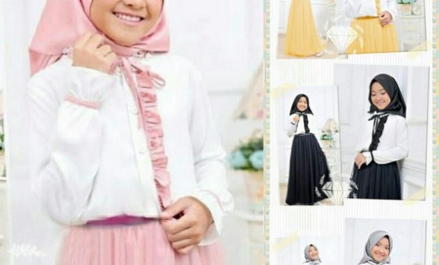 Design Baju Lebaran Anak Umur 11 Tahun Rldj Jual Baju Muslim Anak Hijab Tuwice Kids Usia 8 9 10 11 12