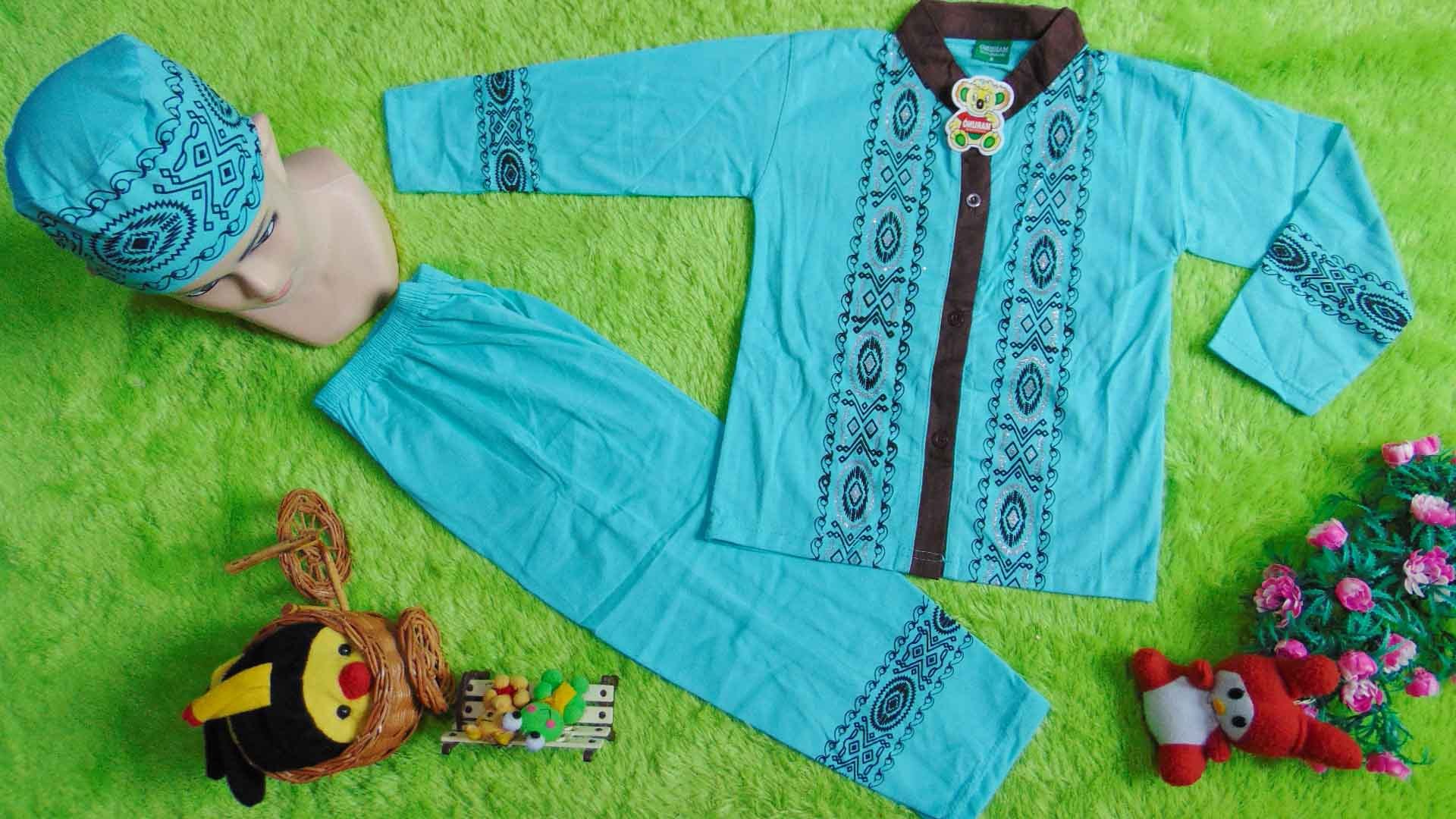 Design Baju Lebaran Laki Laki 4pde Paling Laris Setelan Baju Koko Muslim Lebaran Ramadhan