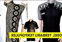 Design Baju Lebaran Pria Terbaru 2019 S1du 40 Model Baju Koko Pria Kombinasi Batik Lengan Pendek