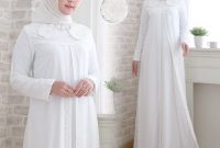 Design Baju Lebaran Putih Keluarga Kvdd Sale Baju Gamis Wanita Brukat Gamis Putih Lebaran
