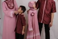 Design Baju Lebaran Seragam Gdd0 Model Baju Keluarga Muslim Seragam Kembar Terbaru 2018