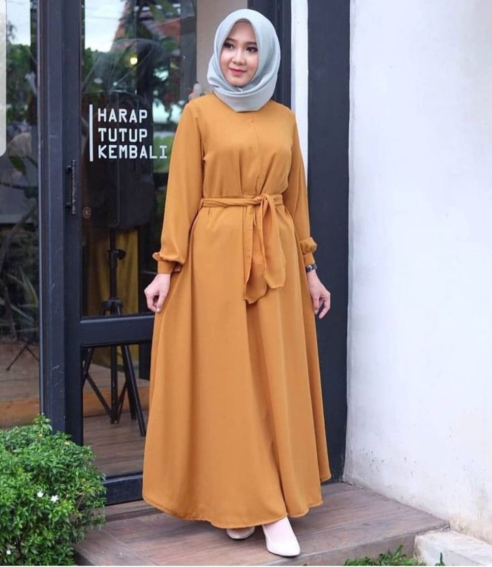 Design Baju Lebaran Simpel Dddy Jual Baju Syar I Hijab Panjang atasan Simple Blouse