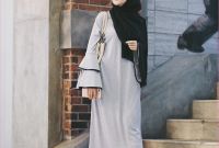 Design Baju Lebaran Simpel Rldj Outfit Baju Remaja Berhijab Ala Selebgram 2018 Pashmina