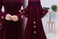 Design Baju Lebaran Terbaru Tanah Abang Tldn 30 Model Baju Gamis Brokat Rompi Fashion Modern Dan