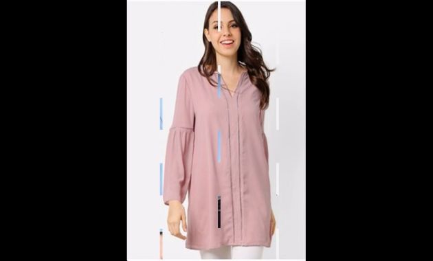 Design Baju Lebaran Tunik H9d9 Baju Muslim atasan Tunik Modern Untuk Lebaran 2017